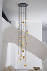 Cora Shore Alabaster Chandelier, detail view 41