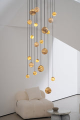 Cora Shore Alabaster Chandelier, detail view 44