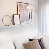Alina Cove Brass Wall Light, detail view 21