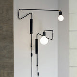 Alina Cove Brass Wall Light, detail view 2