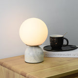 Avel Shade Marble Table Lamp, detail view 2