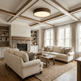 Calia Bloom Wood Ceiling Light, detail view 3