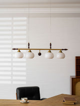 Elara Rose Glass Pendant Light, detail view 18