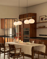Elara Rose Glass Pendant Light, detail view 9
