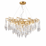 Elian Iris Crystal Chandelier, detail view 9