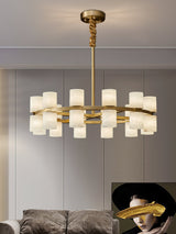 Ember Noir Alabaster Chandelier, detail view 13