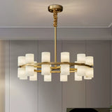 Ember Noir Alabaster Chandelier, detail view 5