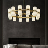 Ember Noir Alabaster Chandelier, detail view 7