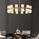 Ember Noir Alabaster Chandelier, detail view 8