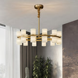 Ember Noir Alabaster Chandelier, detail view 9