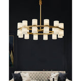 Ember Noir Alabaster Chandelier, detail view 12