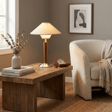 Faron Terra Wood Table Lamp, detail view 3