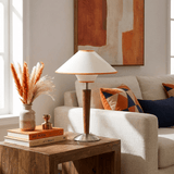 Faron Terra Wood Table Lamp, detail view 2