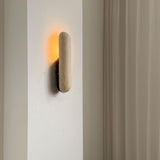 Flora Halo Travertine Wall Light, detail view 14