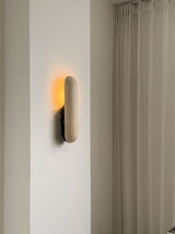 Flora Halo Travertine Wall Light, detail view 18