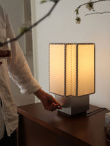 Ilan Arc Fabric Table Lamp, detail view 2