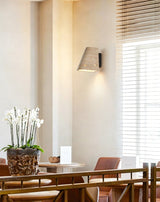 Isla Nest Travertine Wall Light, detail view 5