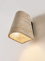 Isla Nest Travertine Wall Light, detail view 10
