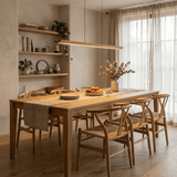Jora Veil Wood Pendant Light, detail view 4