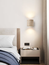 Nora Vale Travertine Wall Light, detail view 4