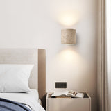 Nora Vale Travertine Wall Light, detail view 5