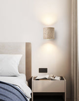 Nora Vale Travertine Wall Light, detail view 9