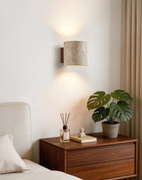 Nora Vale Travertine Wall Light, detail view 11