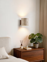 Nora Vale Travertine Wall Light, detail view 2