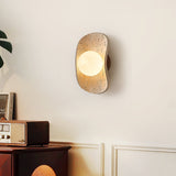 Maren Glow Travertine Wall Light, detail view 4
