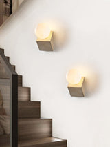 Mira Moss Travertine Wall Light, detail view 3