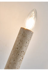 Nella Moon Travertine Wall Light, detail view 4