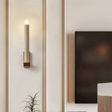 Nella Moon Travertine Wall Light, detail view 8