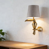 Pella Reed Fabric Wall Light, detail view 2