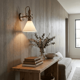 Rhea Flint Glass Wall Light, detail view 2
