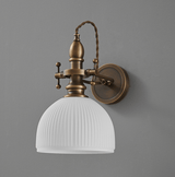 Rhea Flint Glass Wall Light, detail view 6