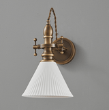 Rhea Flint Glass Wall Light, detail view 7