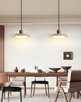 Riven Hearth Travertine Pendant Light, detail view 3