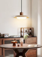 Riven Hearth Travertine Pendant Light, detail view 5