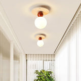 Vesper Dune Travertine Ceiling Light, detail view 10