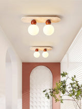 Vesper Dune Travertine Ceiling Light, detail view 4