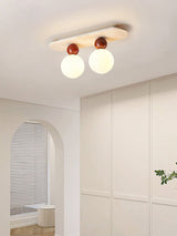 Vesper Dune Travertine Ceiling Light, detail view 5