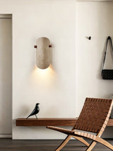 Rora Winter Travertine Wall Light, detail view 5