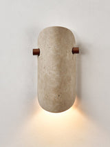 Rora Winter Travertine Wall Light, detail view 4