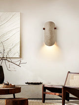 Rora Winter Travertine Wall Light, detail view 6