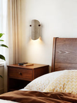 Rora Winter Travertine Wall Light, detail view 8