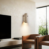 Rora Winter Travertine Wall Light, detail view 12