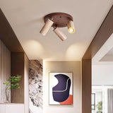 Zella Cedar Travertine Ceiling Light, detail view 2