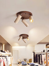 Zella Cedar Travertine Ceiling Light, detail view 8