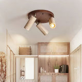 Zella Cedar Travertine Ceiling Light, detail view 4