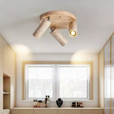 Zella Cedar Travertine Ceiling Light, detail view 5